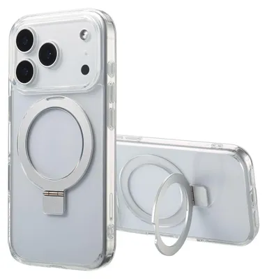 Produktbild von Accezz Ring Stand Backcover mit MagSafe iPhone 17 Pro Max - Transparent