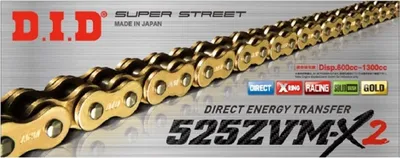 Produktbild von Did 525Zvmx2-110 Kette (110 Glieder) X-Ring (Offen + Crimp)