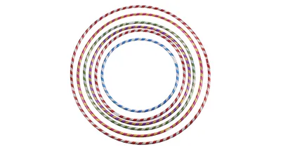 Produktbild von Merco Hula Hoop, Gymnastikreifen, gestreift, 75 cm