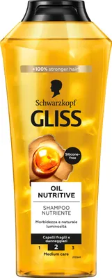 Productafbeelding van Gliss-Kur Shampoo – Oil Nutritive 400 ml