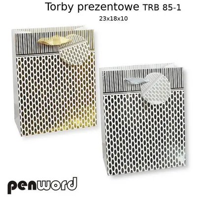 Produktbild von Geschenktüte 23 x 18 x 10 cm MIX – Penword