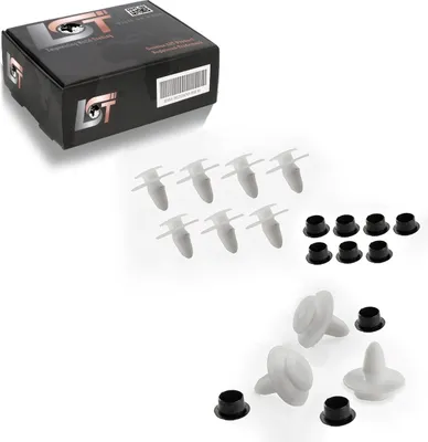 Produktbild von 10x Seitenleisten Schweller Clips Zierleisten für VW Golf II Passat B3 Jetta