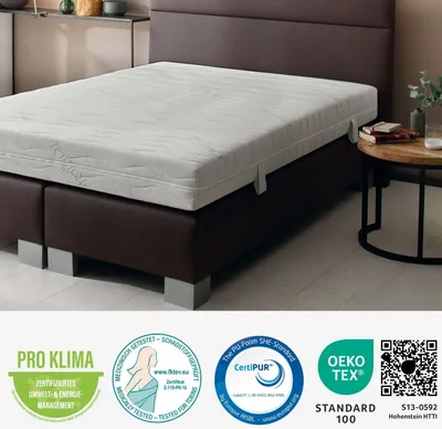 Produktbild von Matratze 180x200 H3, 7 Zonen Kaltschaummatratze 180x200 cm, Höhe 18cm, Antibakterieller Active Greenfirst Bezug ideal für Allergiker, waschbar mit 4-seitigem Reißverschluss, Matratze H3, Matratze atmungsaktiv, Allergiker geeignet, Matratze ergonomische, fest, sehr fest, Matraze 180x200, Matrazte 180x200