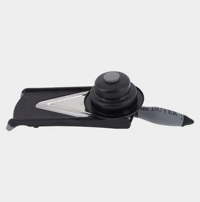 Produktbild von De Buyer Mandoline Slicer Kobra V-Achse Micro-gezahnte Klinge Professionell 19,3° Winkel Schwarz