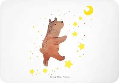 Produktbild von Mr. & Mrs. Panda magnet Bär Träume - Weiß - Geschenk, Träumen, whiteboardmagnet, Kühlschrankmagnet, Notizhalter, Traum, Teddy, haftmagnet, Traumdeutung, Pinnwandmagnet
