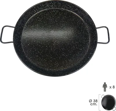 Immagine prodotto di Padella per paella valenciana smaltata per 8 persone/ 38 cm