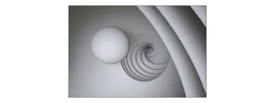 Produktbild von Muralo Fototapete 3D Effekt 315 (B) x 210 (H) cm Vlies Wand Tapete Kugeln Abstraktion 3D Optik Wohnzimmer Schlafzimmer moderne Wandbild