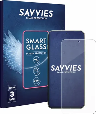 Produktbild von 3x Savvies Schutzglas Folie für OnePlus 13T 9H Panzer Schutzfolie Glas Displayschutz klar transparent