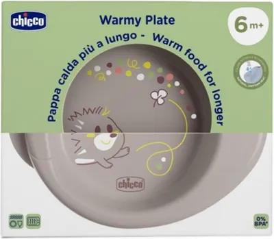 Image de Assiette chauffante grise 6 mois et plus - Chicco