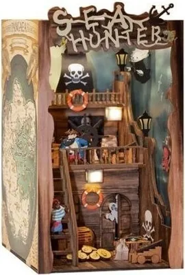 Obrázok produktu pre 3D puzzle, DIY knižný chrbát, Sea Hunter, Cutebee, 290 kusov