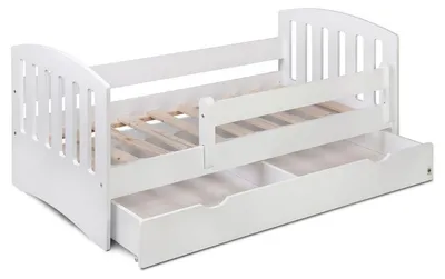 Produktbild von Yappy Kids Babybett YappyLux Bett 160 x 80 cm mit Schublade, weiß