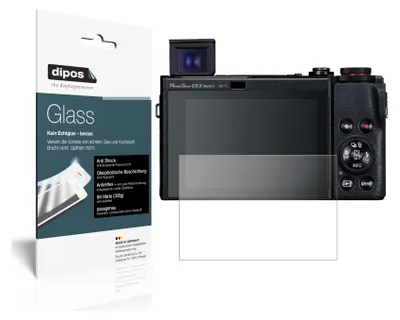 Obrázok produktu pre 1x ochranná fólia pre Canon PowerShot G5X Mark II matt - Anti-Shock 9H Film dipos Glass Plastic Glass