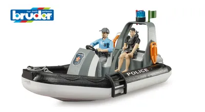 Obrázok produktu pre Br-Bworld Polícia hadica + 2 figúrky 62733