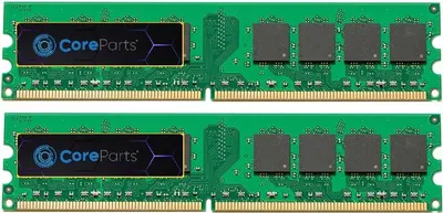 Zdjęcie produktu dla CoreParts MMH0043/8GB, 8 GB, 2 x 4 GB, DDR2, 667 MHz, Zielony