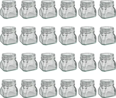 Produktbild von Wellgro Einmachglas mit Bügelverschluss - 550 ml Bügelverschlussglas - Glas  Germany - Menge und Farbe wählbar