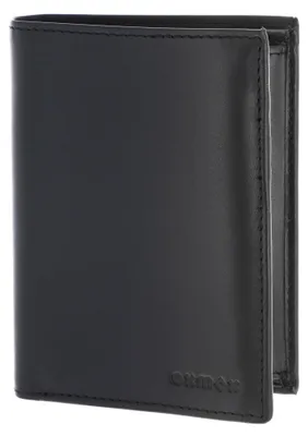 Immagine prodotto di oxmox Pelle portafoglio Leather RFID Protect Kombibörse Pure 2.0 Embossed Black nero