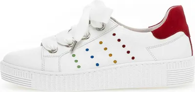 Produktbild von Gabor Jollys Sneaker in Übergrößen Weiß 43.332.20 große Damenschuhe, Größe:42.5