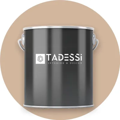 Produktbild von TADESSI Wandfarbe Beige - Muskat - abwaschbare Innenfarbe matt - Dispersionsfarbe - Geruchsarm und Lösemittelfrei - 5 Liter Gebinde