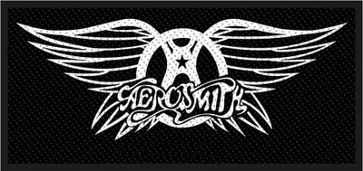 Produktbild von Aerosmith - Logo - Patch - Polyester RO3500 (Einheitsgröße) (Schwarz/Weiß)