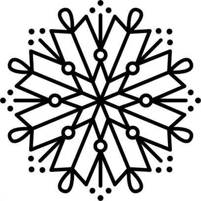 Produktbild von Holzstempel - 8-zackige Schneeflocke