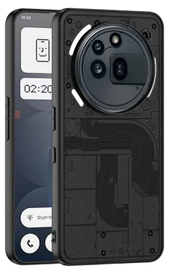 Obrázek produktu pro Pro Nothing Phone 3a Pro – ochranné pouzdro GKK Skin Feel Design z umělé kůže, černé