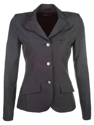 Productafbeelding van HKM 3341 Turnierjas Marburg, rijjas, zwart, meisjesmaat 176