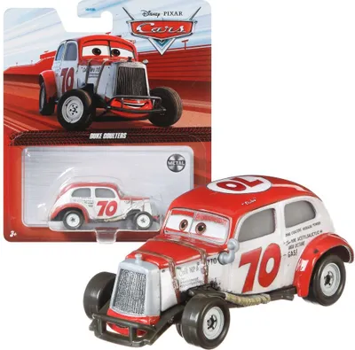 Produktbild von Mattel FLL95 Disney Pixar Cars 3 Duke Coulters Spielzeugauto Actionauto Maßstab 1:55