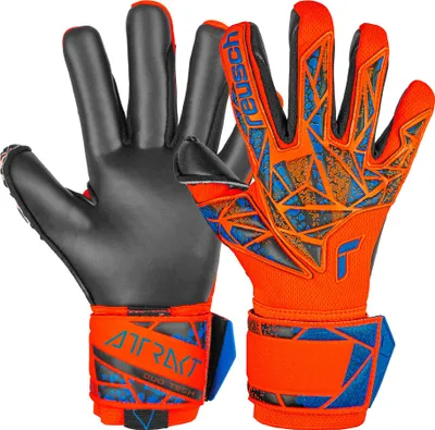 Immagine prodotto di Guanto da portiere Reusch Attrakt Duo con Evolution Negative Cut 2211 hyper orng/elec blu/blck 7,5