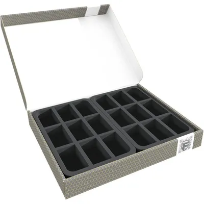 Image de Boîte de rangement FSLB040 pour 18 voitures miniatures au 1/64 avec inserts en mousse