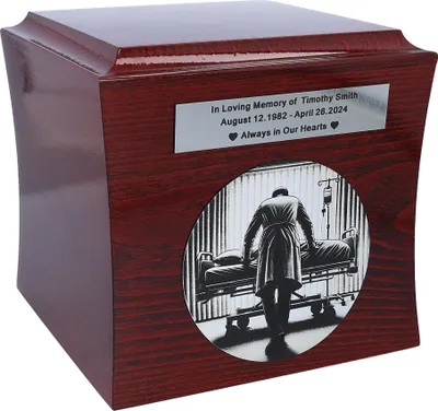 Immagine prodotto di Urna funeraria per un medico, urna a tema.