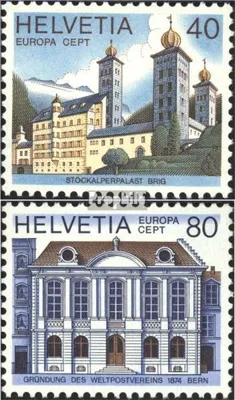 Produktbild von Briefmarken Schweiz 1978 Mi 1128-1129 (kompl.Ausgabe) postfrisch Europa