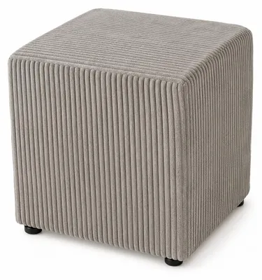 Produktbild von Würfelhocker SAGEN - dunkelbeige