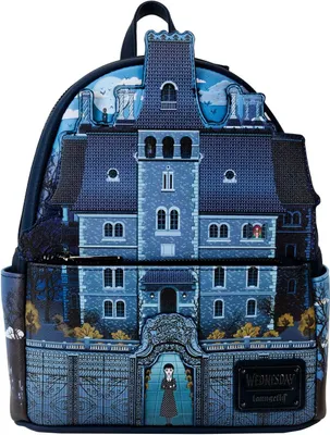 Image de Mercredi par Loungefly Sac à dos Mini Nevermore Academy