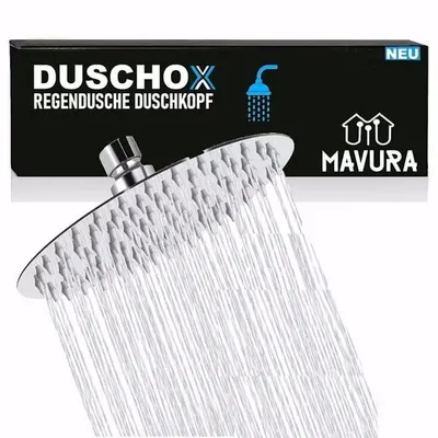 Obrázok produktu pre DUSCHOX sprchová hlavica dažďová sprcha XXL nerezová oceľ vodopád sprchová hlavica proti vodnému kameňu