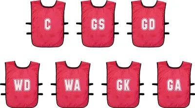 Immagine prodotto di Precision - Campo da allenamento per bambini - Netball (confezione da 7) RD2503 (98) (Rosso)