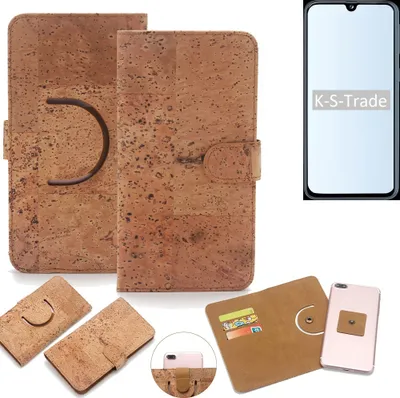Produktbild von K-S-Trade Handy-Hülle Schutz-Hülle kompatibel mit Samsung Galaxy A40 Handyhülle Schutzhülle Korkhülle Kork-Hülle 1x