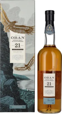 Image de Oban 21 Years Old Single Malt Limited Release 2018 57,9% Vol. 0,7l en boîte cadeau