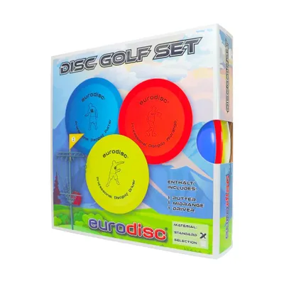 Produktbild von Discgolf Scheibe Eurodisc Discgolf start set standaard EDSSSA Mehrfarbig ‎24 x 21,5 x 25 cm