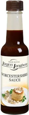 Produktbild von Jürgen Langbein Worcestershire-Sauce 140 Ml Flasche  Vegan Lactosefrei
