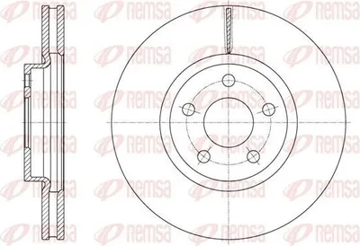 Produktbild von 2x REMSA Bremsscheibe 61603.10 vorne für FORD S-Max (CJ) Galaxy (CK) 300mm 300mm