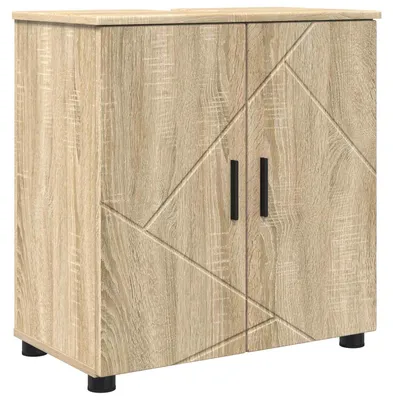 Immagine prodotto di vidaXL Mobile da bagno con ripiani in rovere Sonoma 61 x 35 x 64 cm