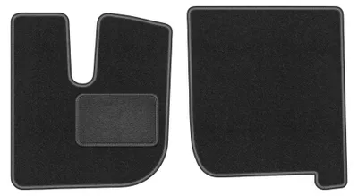 Immagine prodotto di Tappetini in moquette per Iveco Stralis 2003-2019 (camion) – set 4 pezzi, grigio grafite, su misura – Wielganizator LUX