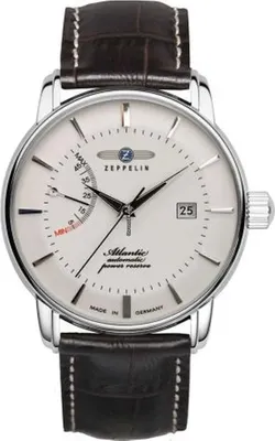 Produktbild von Zeppelin 8462-5 Herren-Armbanduhr, Edelstahl-Gehäuse, Leder-Armband