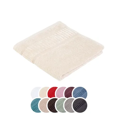 Produktbild von liebling Handtuch Bio Baumwolle, Serie Organic, 500 gr. / m², 50 x 100 cm, 60 Grad, formstabil, knitterarm, saugstark, schnelltrocknend, creme