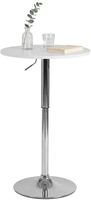 Produktbild von CLP Stehtisch Lamoni 60 cm stufenlos höhenverstellbar 360° drehbar weiß