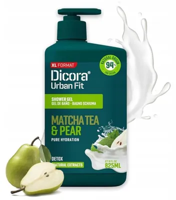 Zdjęcie produktu dla Żel pod Prysznic Matcha i Gruszka Dicora 825 ml