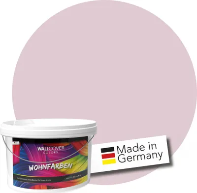Produktbild von WALLCOVER Wandfarbe Rosa Hochdeckend Klasse 1 Matt 2,5L für 20 m²