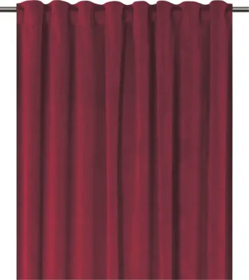 Produktbild von Vorhang mit Universalband Velvet bordeaux 140x280 cm