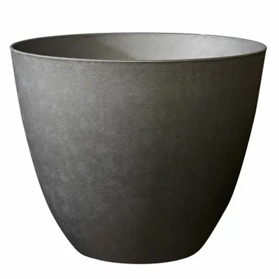 Image de Poétic Jardinière ELEMENT ronde 400 mm ardoise