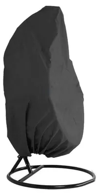 Immagine prodotto di Copertura protettiva per sedia a dondolo in rattan, 190 x 115 cm, colore nero